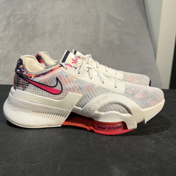 Nike Air Zoom SuperRep 2 Shoes Womens 10 White Athletic Trainers DA9492-100 - Picture 1 of 10